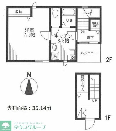 エバーハイツ大山の物件間取画像
